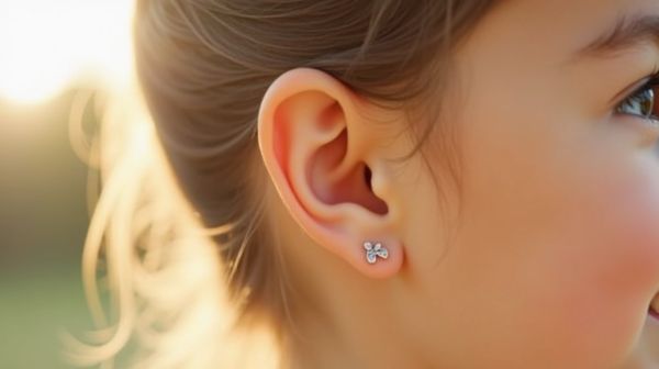Des boucles d'oreille clip fillette pour styliser sans perçage