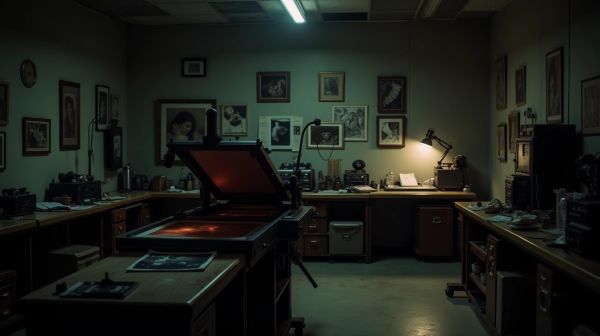 Professionnels de la photographie au laboratoire photo de Nîmes